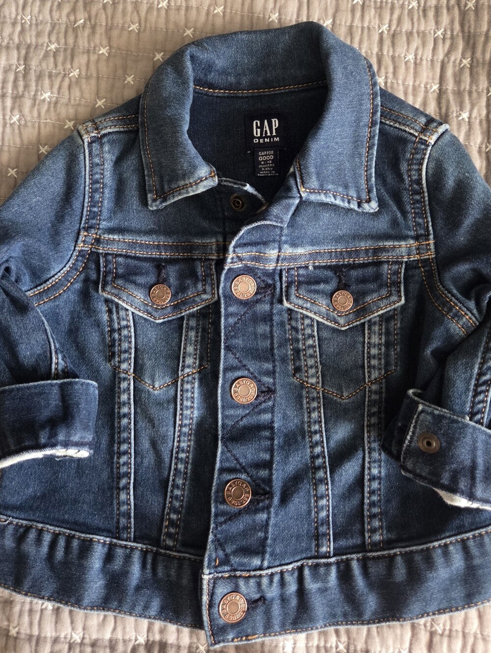 GAP Kids Medium Blue Denim Jacket